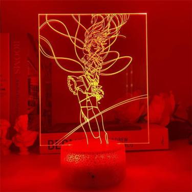 Imagem de Luz noturna USB Madoka Magica Homura Akemi para quarto