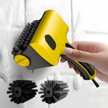 Imagem de Robot De Limpeza De Churrasqueiras, Com Depósito De água E Dois Tipos De Cabeças De Escova Removíveis, Ajuste De Duas Velocidades, Adequado Para Churrasqueiras, Bancadas De Cozinha