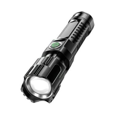 Imagem de Lanterna Tática LED De Alta Potência 2000LM Recarregável Por USB Para 