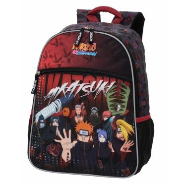 Imagem de Mochila Escolar Menino Bolsa De Costas Original Naruto-Unissex