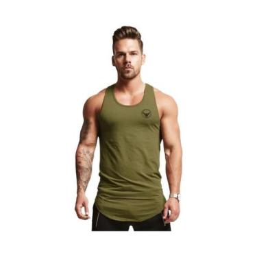 Imagem de Camiseta De Algodão Masculina Para Verão, Confortável Para Exercícios,