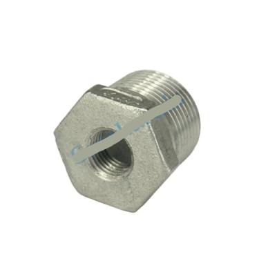 Imagem de Adaptador redutor de bucha redutora de aço inoxidável 3/10.2 cm BSP macho para 1/10.2 cm fêmea BSP 304