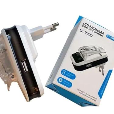 Imagem de Carregador de Bateria Universal It-Blue para Celular Compatível com Diversos Modelos Ajuste Automático de Contato Portátil e Seguro