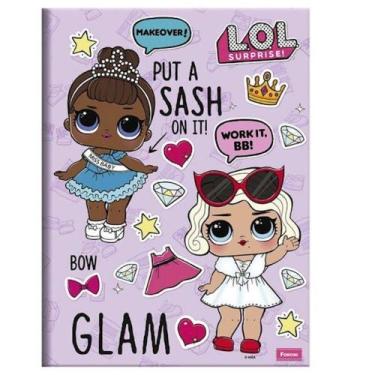 Imagem de Caderno Brochurao Capa Dura Lol 96 Folhas Foroni