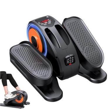 Imagem de Portátil Elétrico Sentado Pedal Exercitador, Eliptico, Simulador de Caminhada, Eliptico Ergometrica, Display Digital LED, Pedal de Treino para Uso Interno, com Controle Remoto, Velocidade Ajustável