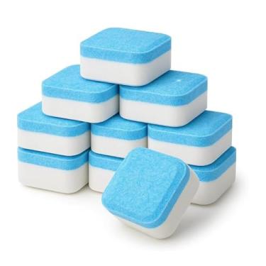 Imagem de Pastilhas de Limpeza para Máquina de Lavar Roupas | Limpa Profundamente, Remove Resíduos E Odores | Compatível Com Lavadoras Frontais, Superiores E Lava e Seca