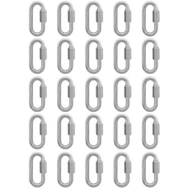 Imagem de Mosquetão Com Rosca 4,76Mm 3/16'' 25 Unidades 9,0002 - Nord