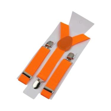 Imagem de Suspensórios Ajustáveis De Couro Elástico Em Cores Sólidas Para Crianç