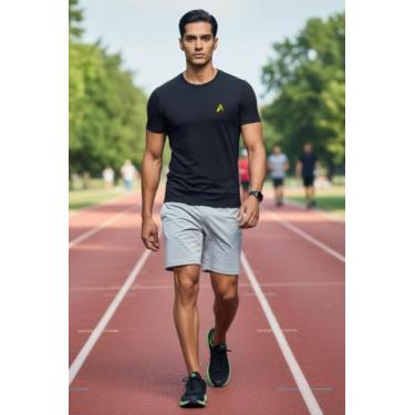 Imagem de Camiseta Dry Poliamida Tradicional Abstrato Brasil, XG