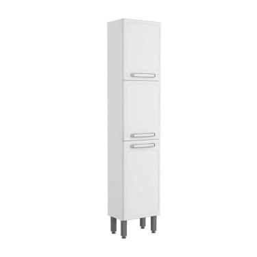Imagem de Armário Paneleiro De Aço 3 Portas Branco Evidence Bertolini Branco