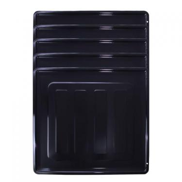Imagem de Kit Bandeja Esmaltada Para Fornos Embutir 45l - 5 Peças Preto