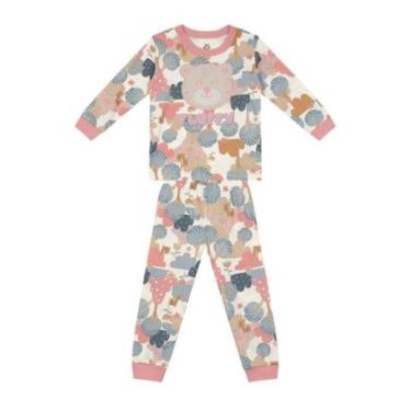 Imagem de Pijama infantil menina de ursinho Brandili-Feminino