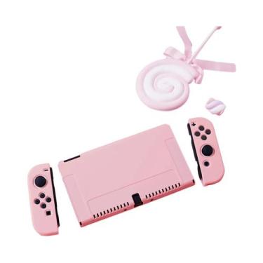 Imagem de Capa Protetora Para Nintendo Switch OLED Compatível Com Joy-Cons Inser