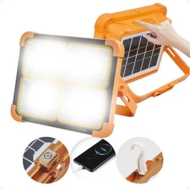 Imagem de Luminária De Emergência Solar Portátil C/ Função Power Bank - Hxt
