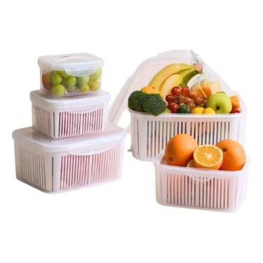 Imagem de Kit 5 Potes Herméticos com Tampa - BM-F1311 - B-Max