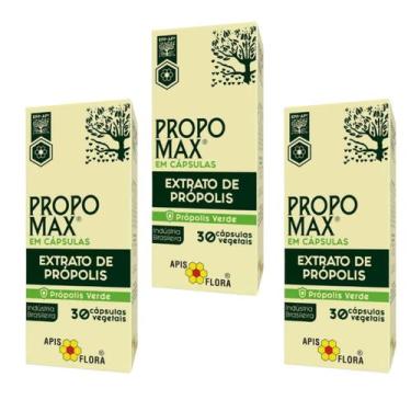 Imagem de Kit 3 Propomax Extrato De Própolis Verde 180 Cápsulas Concentrado - Ap