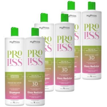 Imagem de Kit 3 Escova Progressiva Pro Liss MyPhios 1000ml