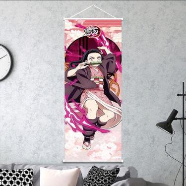 Imagem de Pintura de parede em tela Demons Slayers Kamados Nezukos Anime - yiwei