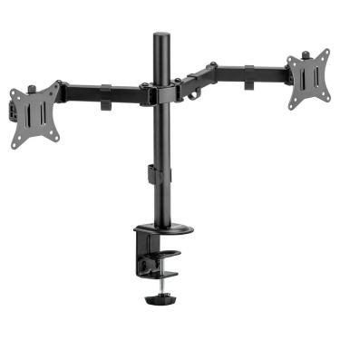 Imagem de Suporte Duplo Articulado P/ Monitor Fortrek, 17”- 32", Ajuste de Rotação e Inclina...
