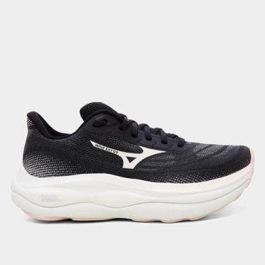 Imagem de Tênis Mizuno Wave Sky 9 Feminino, Preto, Rose gold, 39