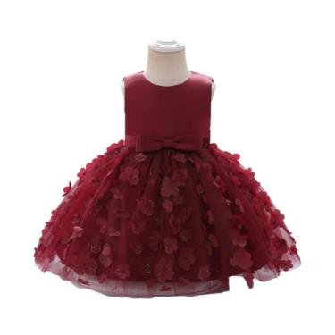 Imagem de Vestido De Princesa Para Meninas, Verão, Aniversário, Batizado, Festa,