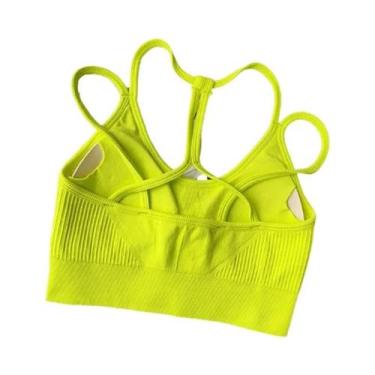 Imagem de Sutiã Esportivo Feminino Respirável E Antichoque Sem Costura Para Fitn