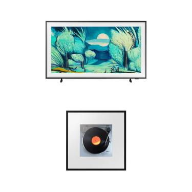 Imagem de Samsung Vision AI TV 55" The Frame 4K LS03F + Music Frame Samsung LS60D