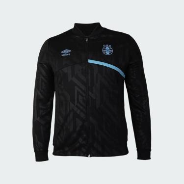 Imagem de Jaqueta Umbro Gremio Hino 2025 - preto e azul-Masculino