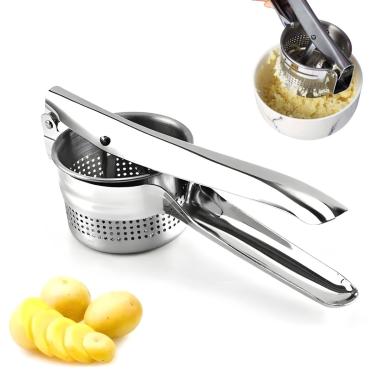 Imagem de Espremedor de Batata Manual Inox 26,5x9cm - Praticidade na Cozinha