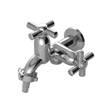 Imagem de Torneira Tanque/máquina C31 Cromada 1/4 De Volta Dn15 - Vedação Mvc