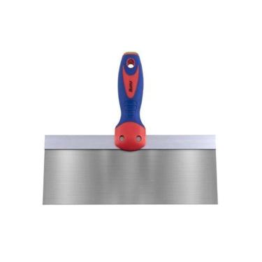 Imagem de Espátula De Aço Inox 25cm Com Cabo Emborrachado - Uso Culinário