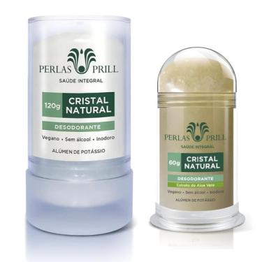 Imagem de Kit Perlas Prill Desodorante Cristal Natural 120+ Aloe Vera