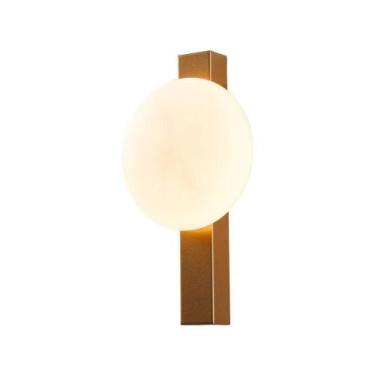 Imagem de Arandela Nordecor Visa 6w Led Bivolt Dourado Fosco