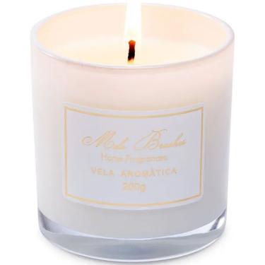 Imagem de Vela Aromática Perfumada Mels Brushes 200g Cereja E Avelã