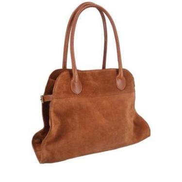 Imagem de Bolsa Feminina em Couro com Alça de Ombro Fixa Bauarte-Feminino