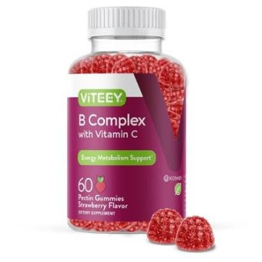 Imagem de Gummies Viteey Vitamin B Complex + Suprimento de Vitamina C para 1 mês-Unissex