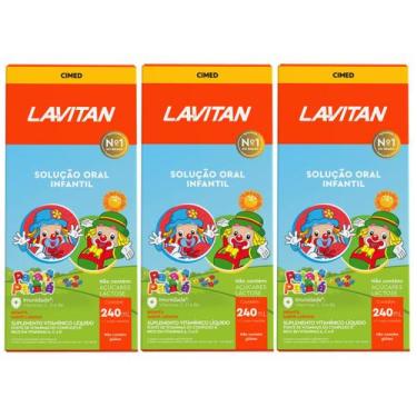 Imagem de Vitamina Lavitan Infantil Kids Sabor Laranja 240ml 3 Und, SEM SABOR