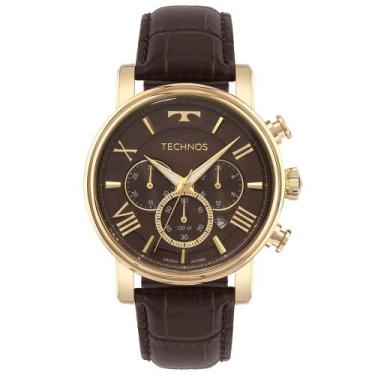 Imagem de Relógio Technos Masculino Grandtech Dourado - JS25BDA/0M