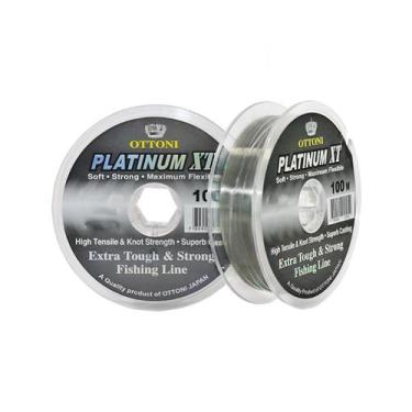 Imagem de Linha Monofilamento Platinum XT  100m - Ottoni, 0,15 mm, 0, 15mm