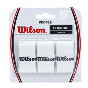 Imagem de Overgrip Profile Branca Wilson 3 Unidades