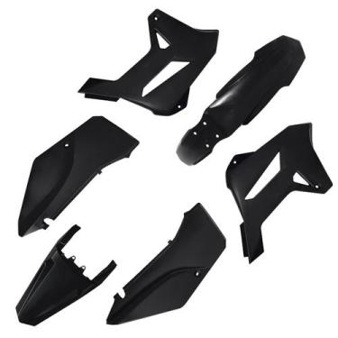 Imagem de Kit Plástico Carenagem Biker R1de Xr 250 Tornado, Preto