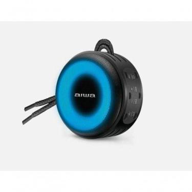 Imagem de Caixa De Som Speaker Aiwa SP-02 10W BT 16h IP65 RGB USB TWS Preto Bivo