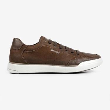Imagem de Sapatênis Masculino Star Ferracini Marrom de Elástico 1059A-Masculino