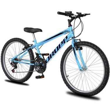 Imagem de Bicicleta Aro 24 Dropp Sport Infantil Adulto18 vel marchas Freio V-Brake-Unissex