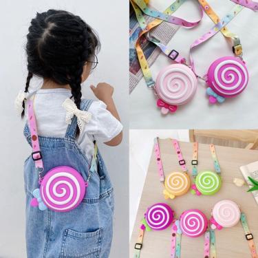Imagem de Bolsa de Silicone Infantil Pirulito para Criança com Alívio de Estresse Multicolor para Passeios OEM