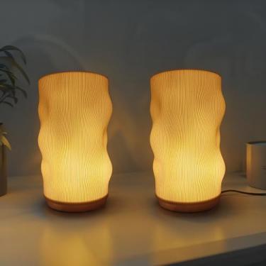 Imagem de Kit 2 Luminárias de Mesa Singular LED Moderna  Criativa, Minimalista, 