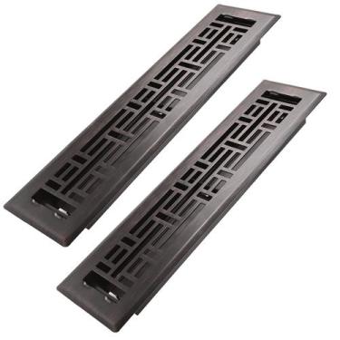 Imagem de Floor Register Howeall, 2x12 polegadas, pacote com 2 unidades, Heavy D