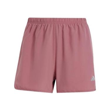 Imagem de Short Adidas Corrida Run It Feminino, Rosa, P