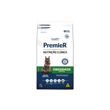 Imagem de Ração Premier Nutrição Clínica Obesidade para Gatos Adultos 1,5 kg