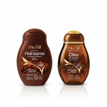 Imagem de Kit Muriel Sabonete Óleo de banho 230ml + Loção Deo Hidratante Cuidado